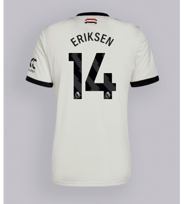 Manchester United Christian Eriksen #14 Tercera Equipación 2024-25 Manga Corta